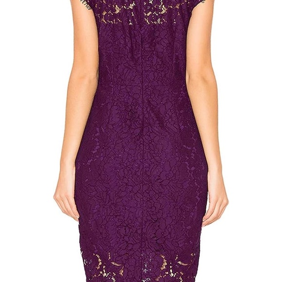 Lace Merokeety Plum dress - Picture 3 of 10